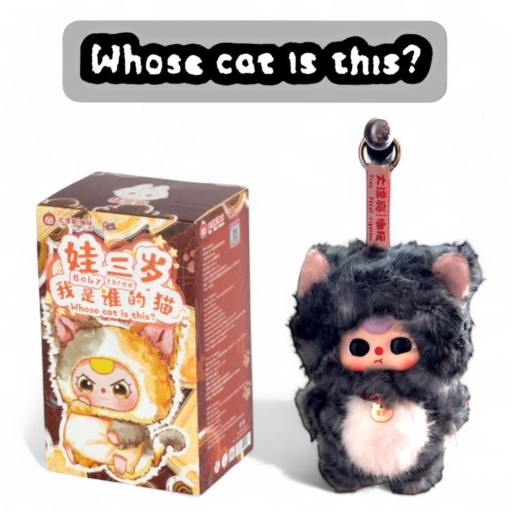 Baby Three Whose Cat Am I? Plush Blind Box